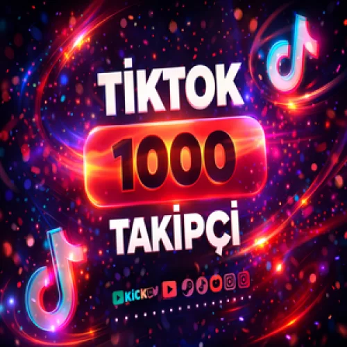  ⭐GARANTİLİ⭐TİKTOK 1.000 TAKİPÇİ⚡